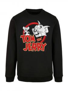 Толстовка F4NT4STIC Tom und Jerry Distressed Logo, черный