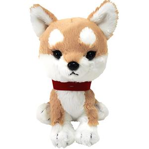 Плюшевая игрушка Simulated Shiba Inu, маленькая кукла, высота около 16 см SUNLEMONORIGINAL, shiba inu (бежевый) p-5952