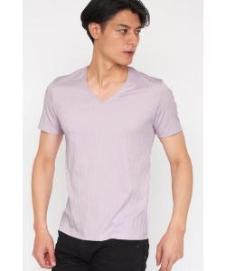 Футболка с коротким рукавом из волнистой ткани TORNADO MART, цвет Pink