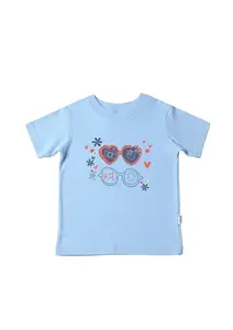 Футболка Liliput с принтом спереди, голубой