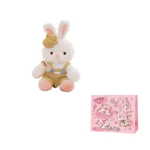 Плюшевая кукла Painter, Bear, Bunny высотой 25 см MIC RABBIT