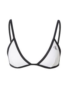 Треугольный бикини-топ Calvin Klein Swimwear, белый