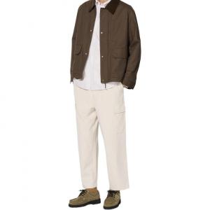 Брюки-карго унисекс молочно-белые Uniqlo, слоновая кость