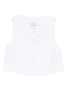 Топ-жилет на пуговицах Rio Posse, белый
