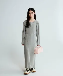 Платье-поло с многофункциональным вырезом Jeanasis, цвет Gray(15)