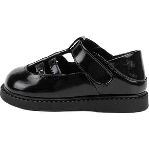 Нескользящие, износостойкие, дышащие низкие детские кроссовки для младенцев и малышей QINUOSHU, черный