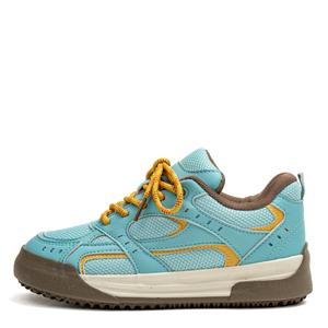 Far waves Скользоустойчивые износостойкие дышащие женские лоу-топ скейтборд кроссовки в голубом цвете, цвет Cyan