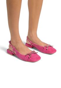 Туфли-лодочки с открытой пяткой DE EN CON REDONDEADA Y CIERRE HEBILLA Alma en Pena, цвет Fucsia Jaspeado