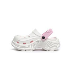 Детские тапочки для подростков, устойчивые к истиранию, дышащие, нескользящие, низкие NEZHACHAOHAI, белый/розовый