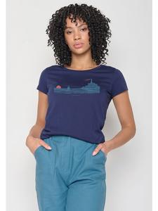 Футболка Nature Lighthouse темно-синего цвета GreenBomb