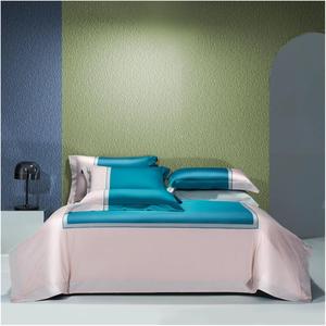 YUSIWOAL Комплект постельного белья из египетского хлопка 800TC цвета Malachite Blue