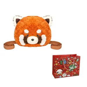 Плюшевая кукла Healing Style Cute Panda высотой 35 см Fat Fat Dragon