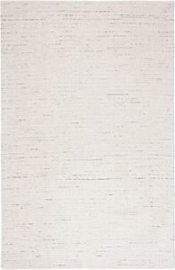 Ковер SAFAVIEH, 61 x 92 см, Abstract Collection, Ivory & Brown, ручной работы из шерсти, идеален для помещений с высокой проходимостью: прихожая, гостиная, спальня (ABT468T)