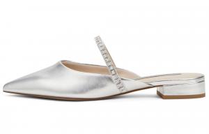 Закрытые тапочки 2,1 см Женские CHARLES&KEITH, ЧЕРНЫЕ ТЕКСТУРИРОВАННЫЕ Черные текстурированные