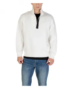 Толстовка с застежкой-молнией до середины груди Armani Exchange, бежевый