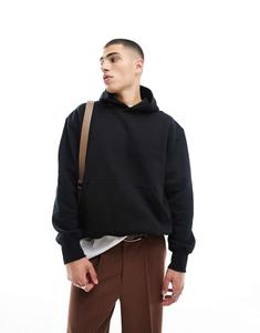 Черная объемная толстовка ASOS