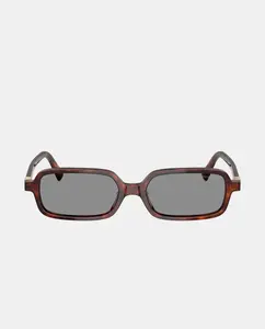 Солнцезащитные очки 0MU 11ZS 16K5S0 с однотонными линзами Miu Miu, коричневый