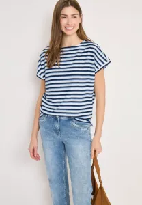 Футболка с принтом "gestreiftes" Cecil, Blau