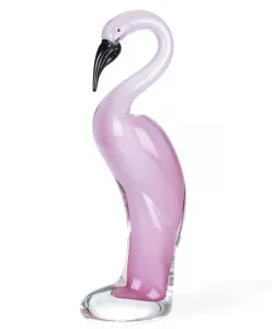 Скульптура розового фламинго Badash Crystal, multi
