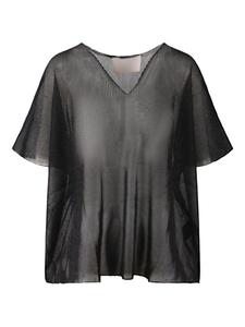 Плиссированная футболка Circus Hotel, черный