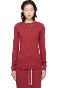 Rick Owens Футболка Moncler + Rick Owens Red Girder LS