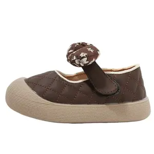 Нескользящие низкие туфли для малышей (для младенцев и малышей) MAIBUXIONG, коричневый