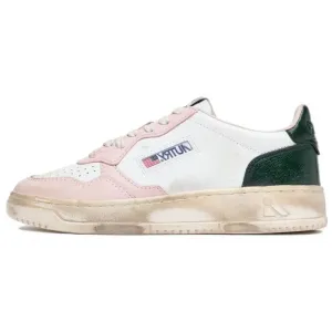 Кроссовки AUTRY Skateboarding Low-top, белый/розовый/черный