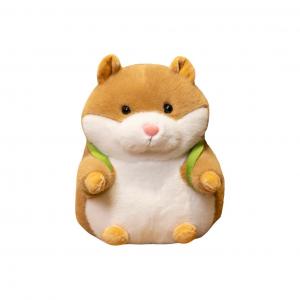 Плюшевая игрушка хомяк в рюкзаке совместимость с куклами для возраста от 3 лет плюшевая кукла высота 17см/22см/28см FANNIKEER