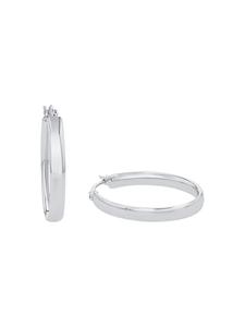 Amor Серьги-кольца из серебра 925 пробы с родиевым покрытием