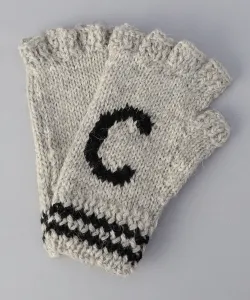 Перчатки без пальцев BLACK SHEEP, изготовленные на заказ Coen, цвет Lt.Gray