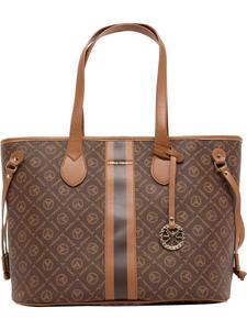 Сумка-шоппер Carlo Colucci Eccli, Brown/Brocade