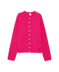 Розовый вышитый кардиган Ines De La Fressange Paris, розовый