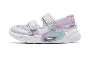 QIAODAN Прочные дышащие детские сандалии фиолетово-синего цвета для детей 3-7 лет