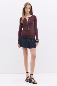 No Matter What Лонгслив в бордовом цвете