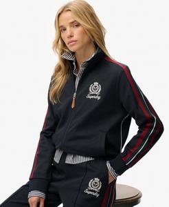 Толстовка с капюшоном на молнии Superdry Country Club, Night Blue