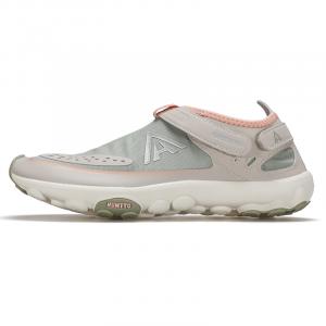 Женские треккинговые туфли HUMTTO низкие горохово-зеленые бежево-зеленые