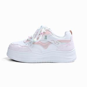 RENBEN Скользоустойчивые, износостойкие, легкие женские лоу-топ скейтборд кроссовки бело-голубые, цвет White Blue