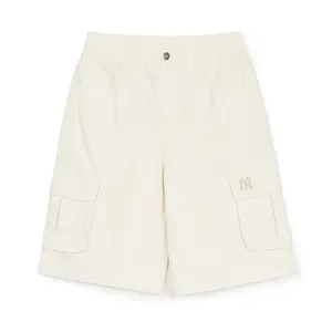 MLB Джинсовые шорты карго New York Yankees женские кремовые