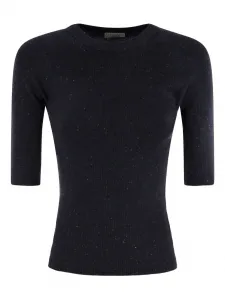 Топ в мелкую точку Brunello Cucinelli, синий