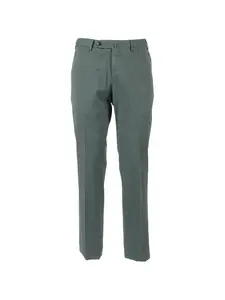 Брюки с поясными шлевками Pt Torino, зеленый