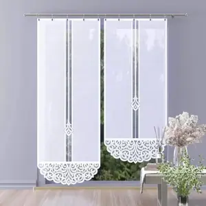 Жаккардовая панельная штора Измар 90х250см белая Wisan