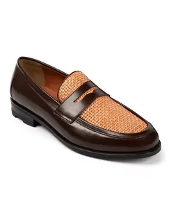 Мужские лоферы Mercer Slip On из кожи с прорезью для монет Anthony Veer