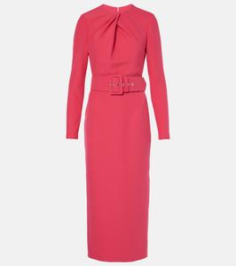 Платье миди с поясом Safiyaa, Raspberry