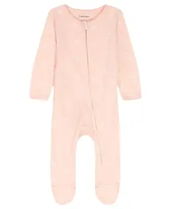 Calvin Klein Baby Girls Printed Footed Coverall Macy'S, мультиколор