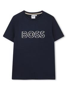 BOSS Kidswear футболка с короткими рукавами, синий