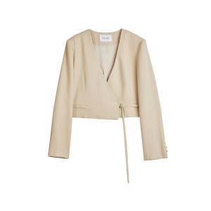 ELLE Кроп-пальто Women's Camel