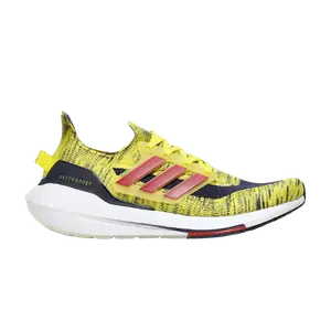 Кроссовки adidas UltraBoost 21 'Bright Yellow Navy', желтый