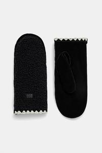 Замшевые перчатки Ugg, черный