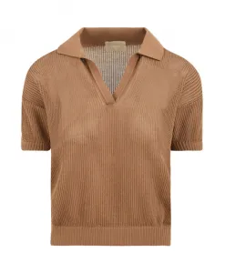 Коричневые футболки-поло и поло Drumohr, коричневый