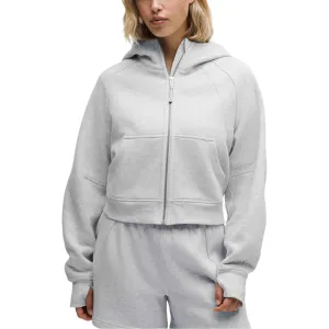 Кроп-пальто Scuba Series Lululemon, mixed color super светло-серый/hcug